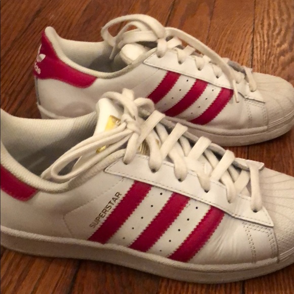 adidas Shoes - Adidas pink Superstar sneakers, 4.5 (6/6.5)